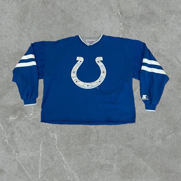 Cropped Boxy NFL Pro Line Starter Sweatshirt - Colts - Picture 1 of 4